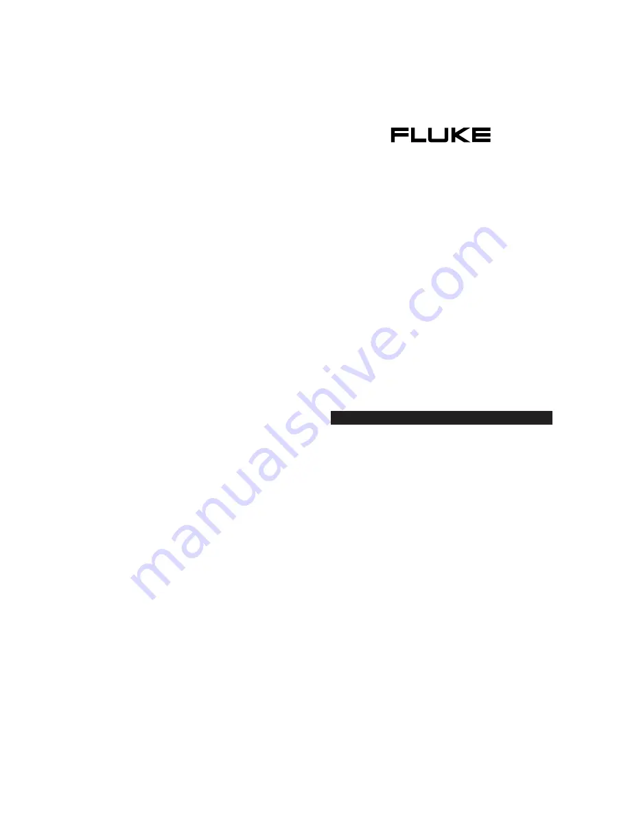 Fluke i50s User Manual Download Page 1