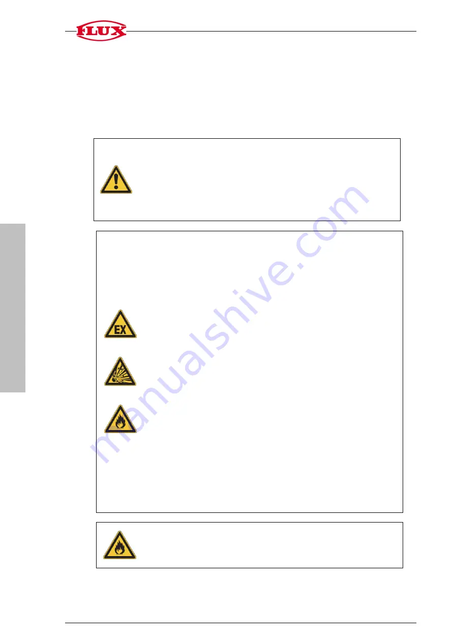 Flux PTB 00 ATEX 4109 X Скачать руководство пользователя страница 12