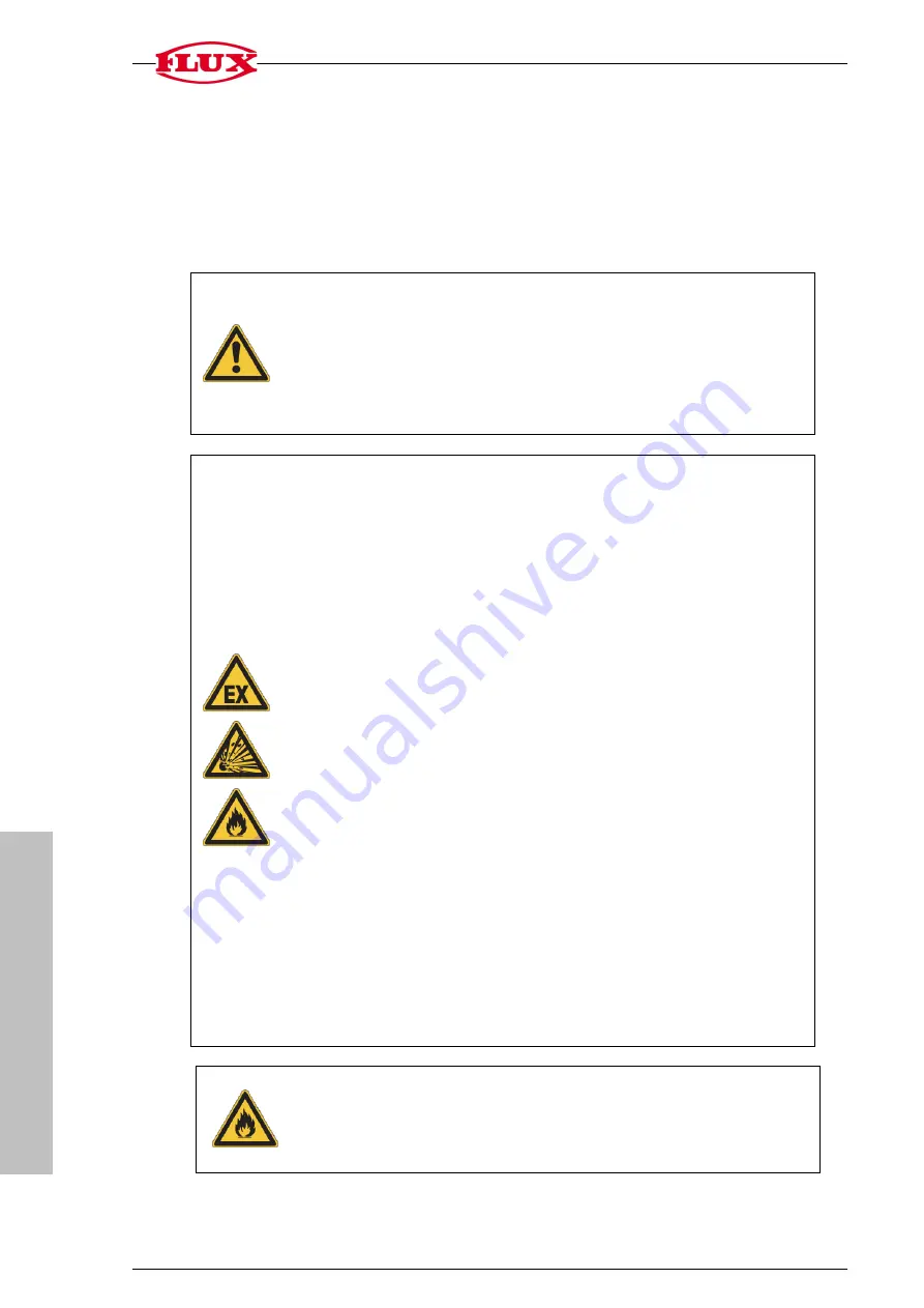 Flux PTB 00 ATEX 4109 X Скачать руководство пользователя страница 18