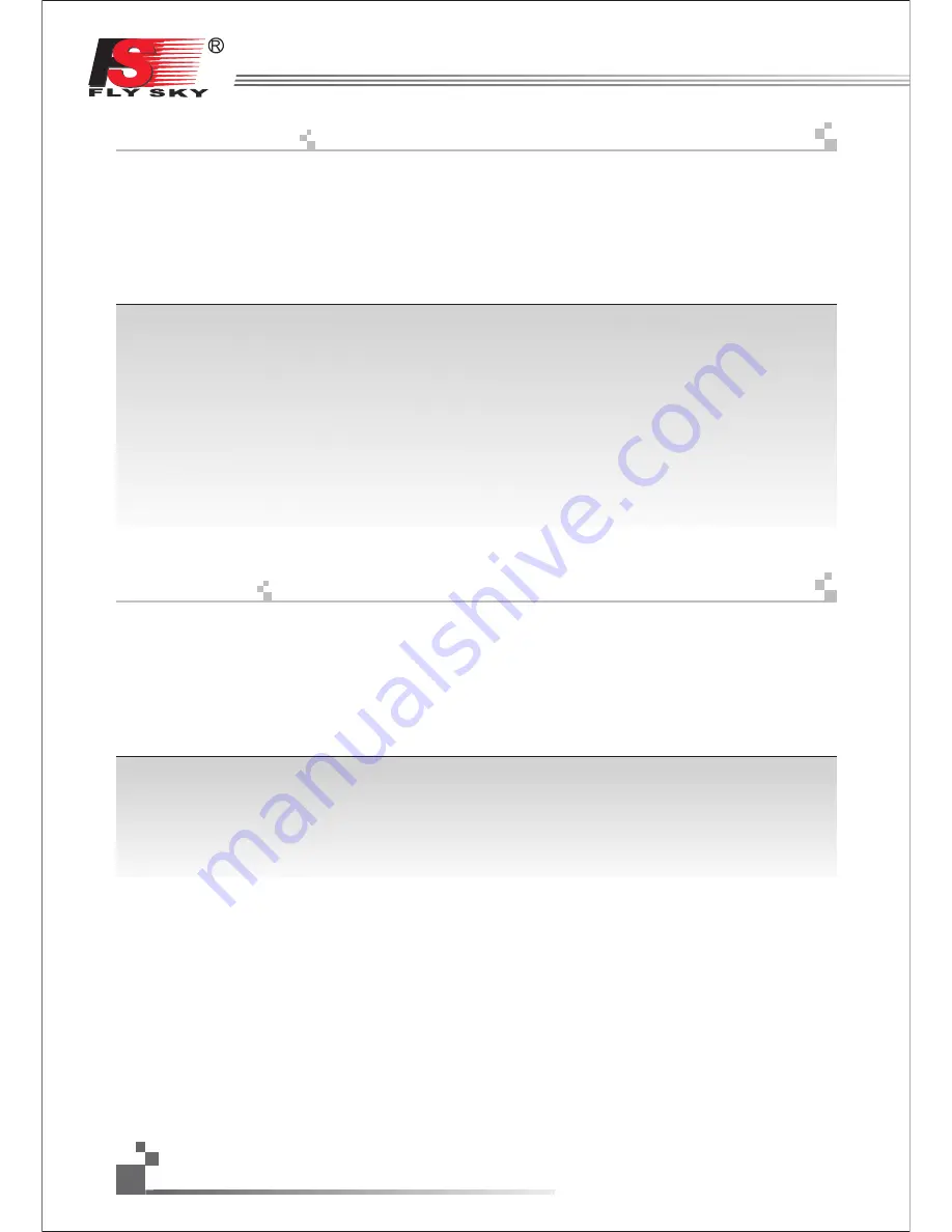 Fly Sky FS-IT4 Instruction Manual Download Page 3