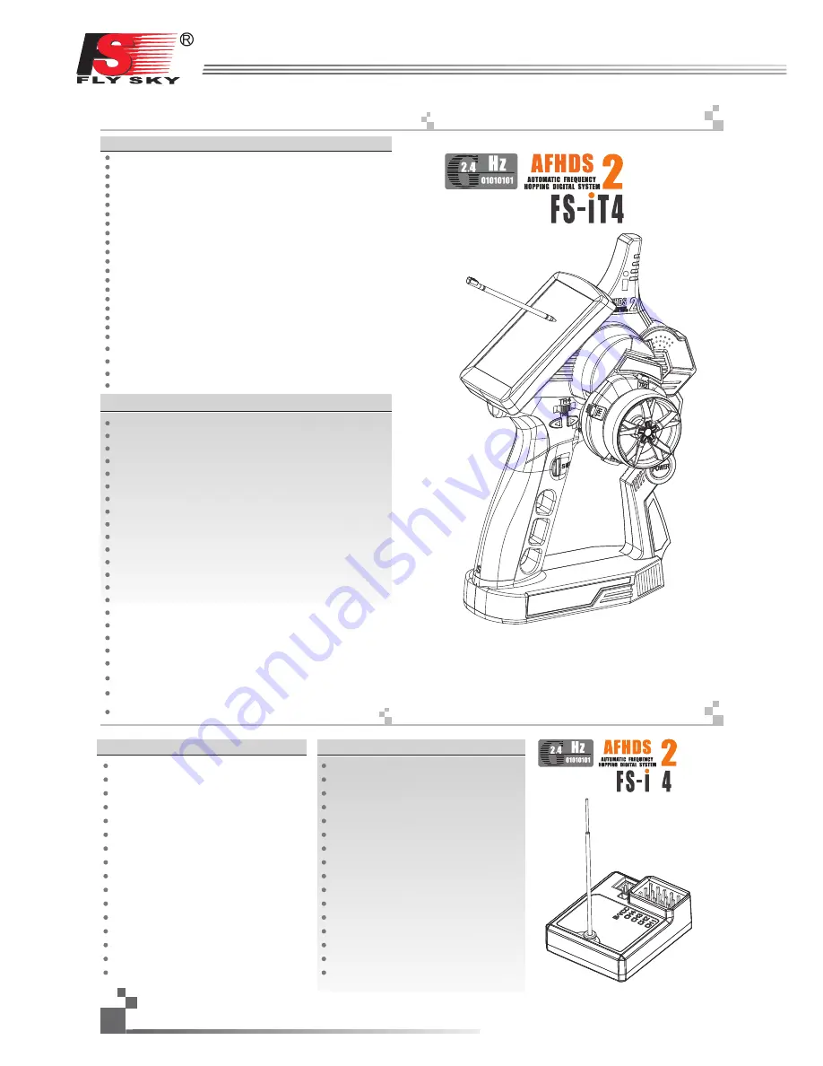 Fly Sky FS-IT4 Instruction Manual Download Page 9