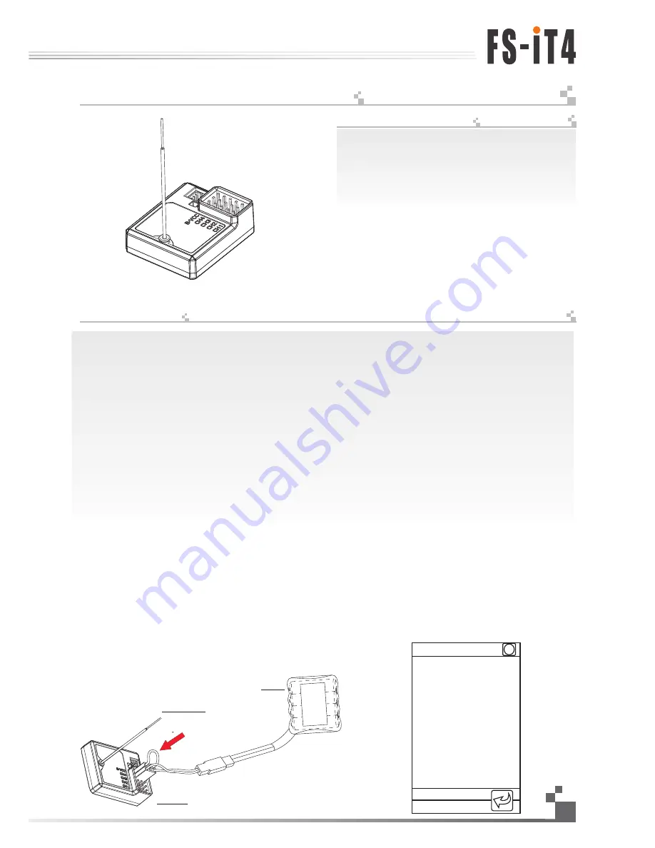 Fly Sky FS-IT4 Instruction Manual Download Page 12