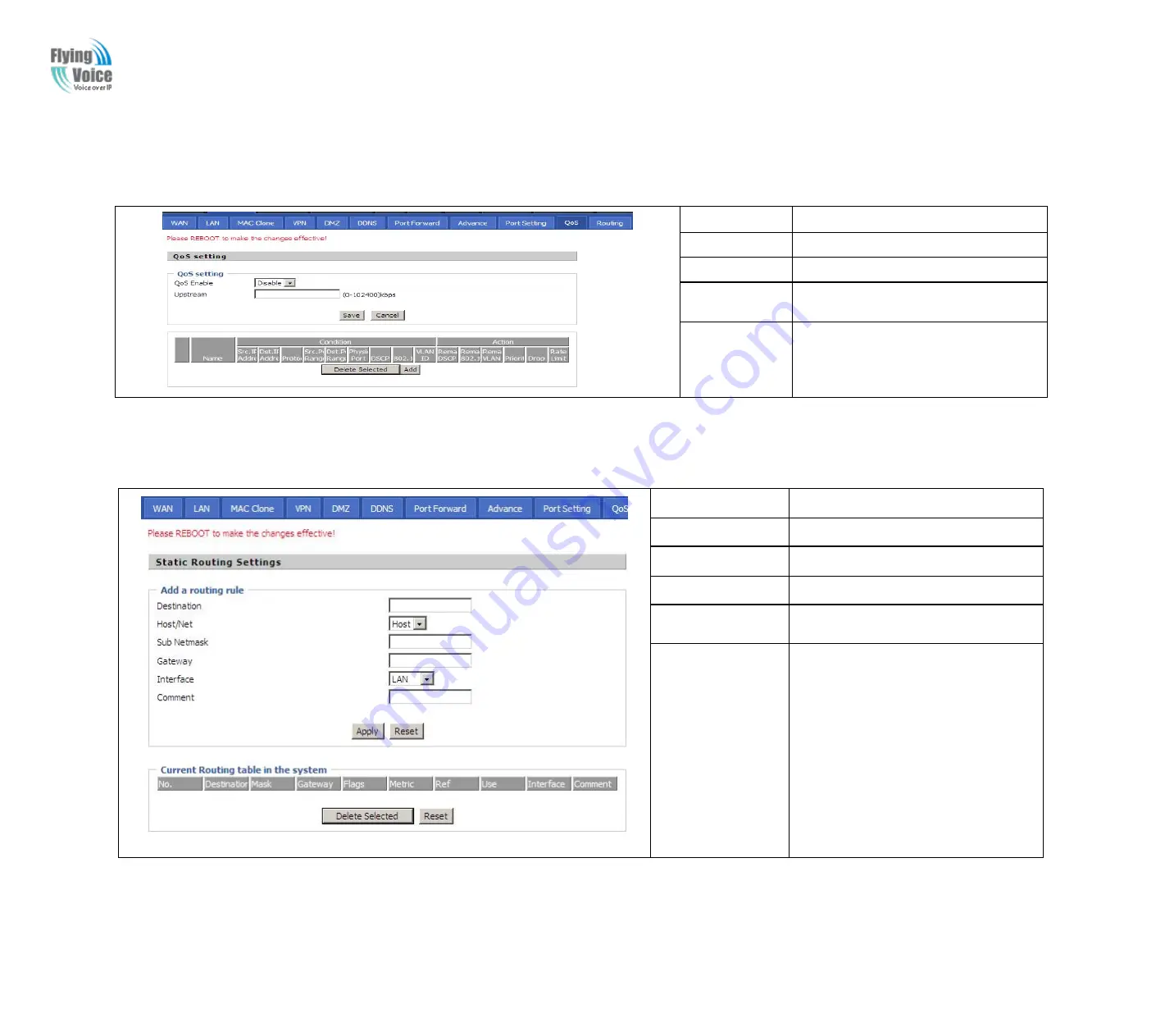 Flying Voice G700A User Manual Download Page 35