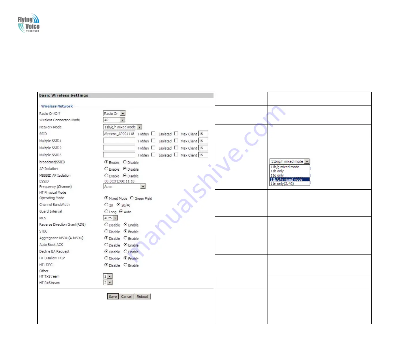 Flying Voice G700A User Manual Download Page 36