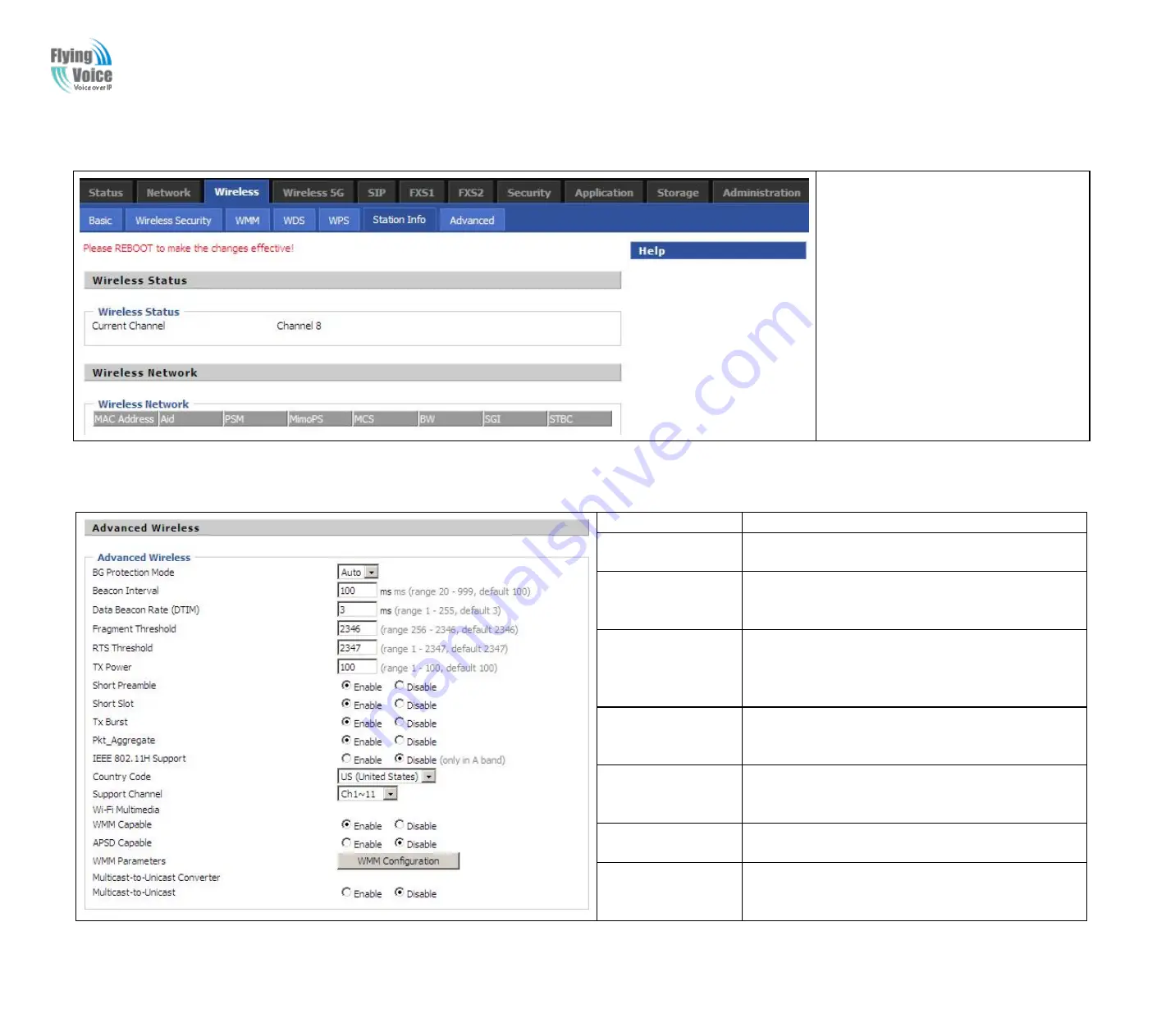 Flying Voice G700A User Manual Download Page 43