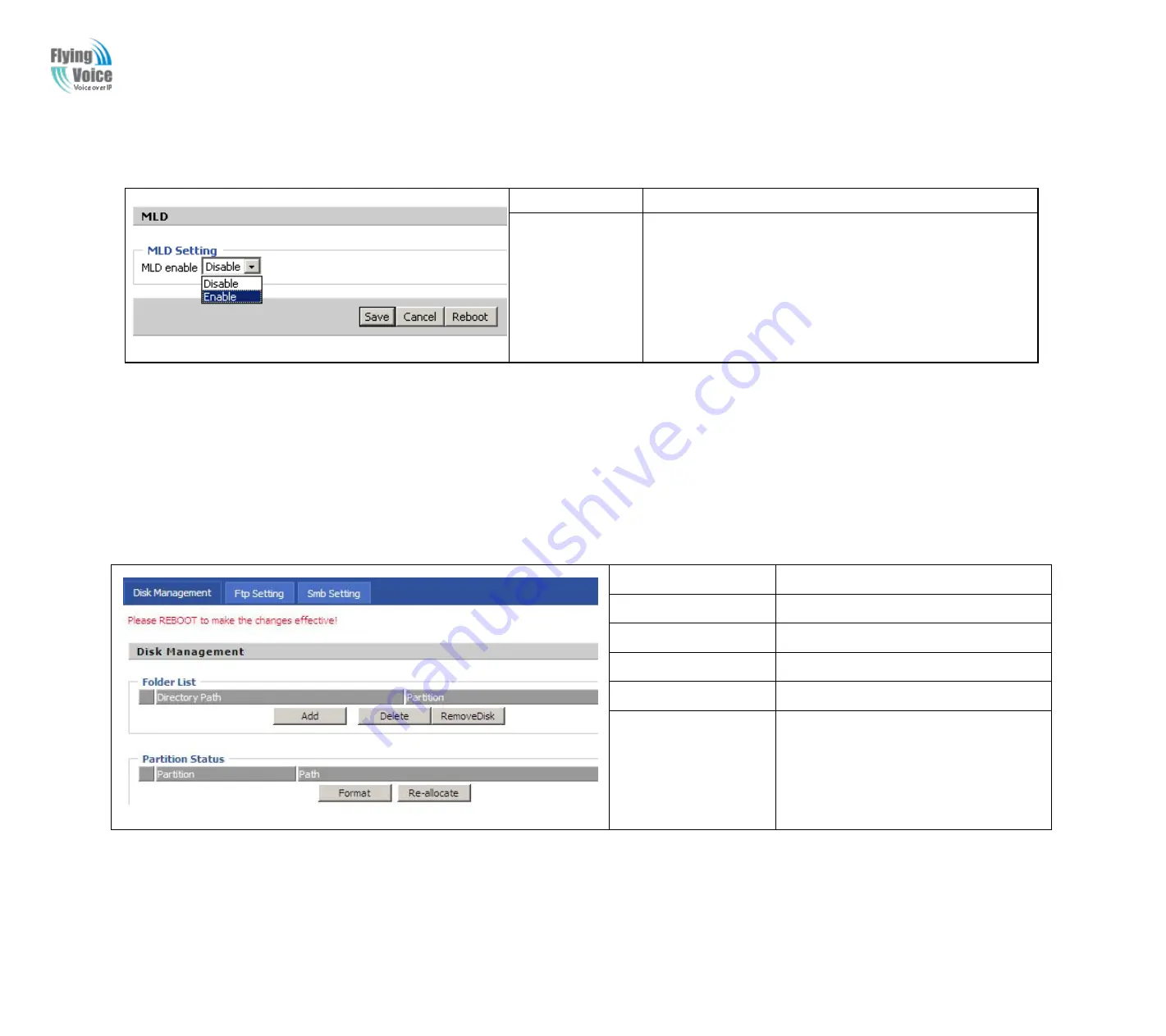 Flying Voice G700A User Manual Download Page 66