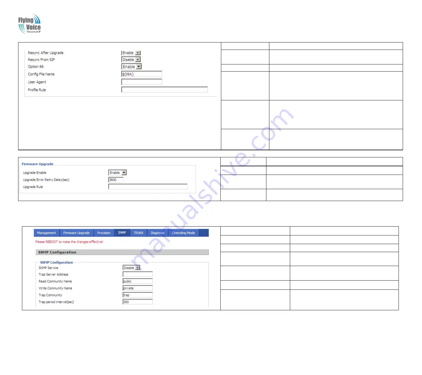 Flying Voice G700A User Manual Download Page 72