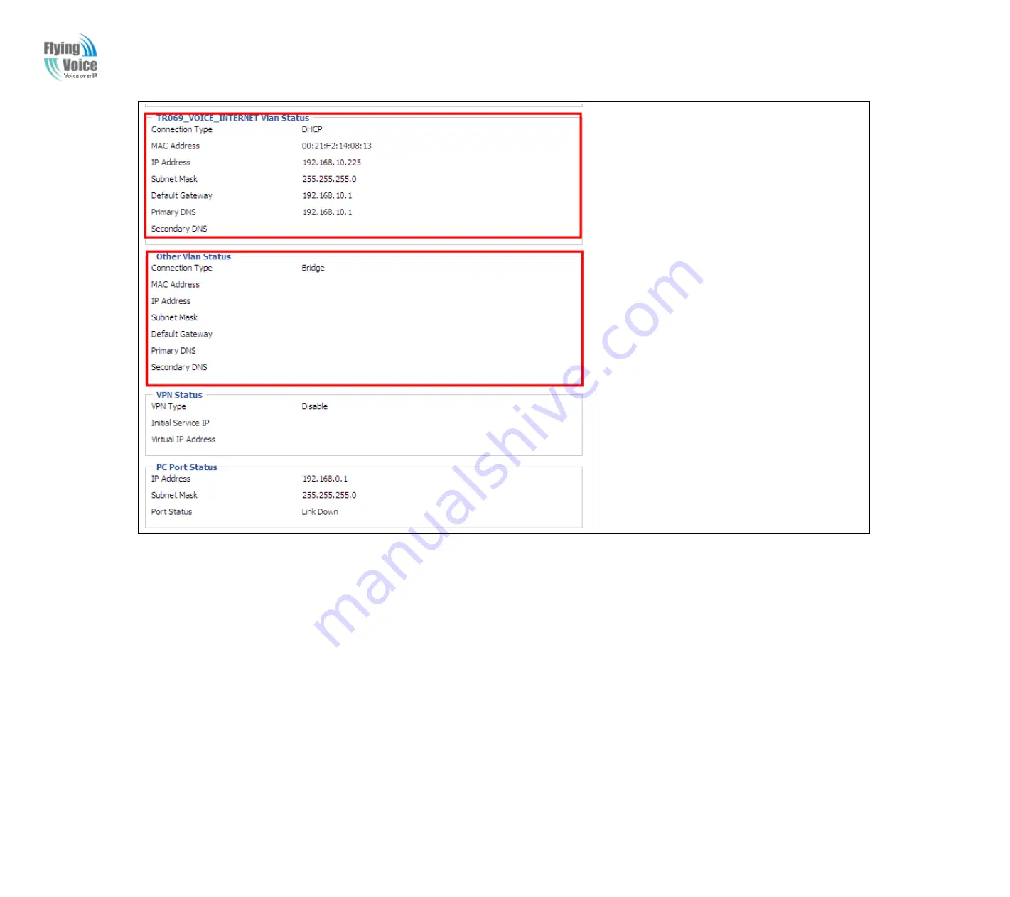 Flying Voice G700A User Manual Download Page 79