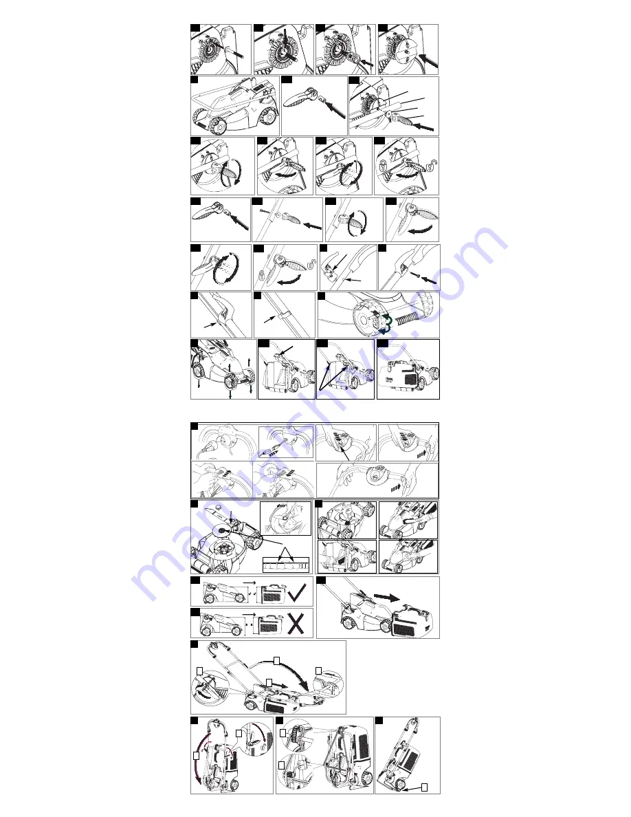 Flymo Pac a Mow Quick Start Manual Download Page 2