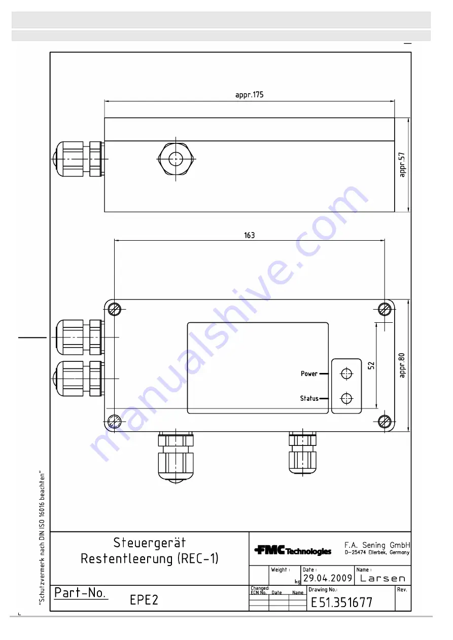 FMC Technologies Sening EPE2 Installation Manual Download Page 42