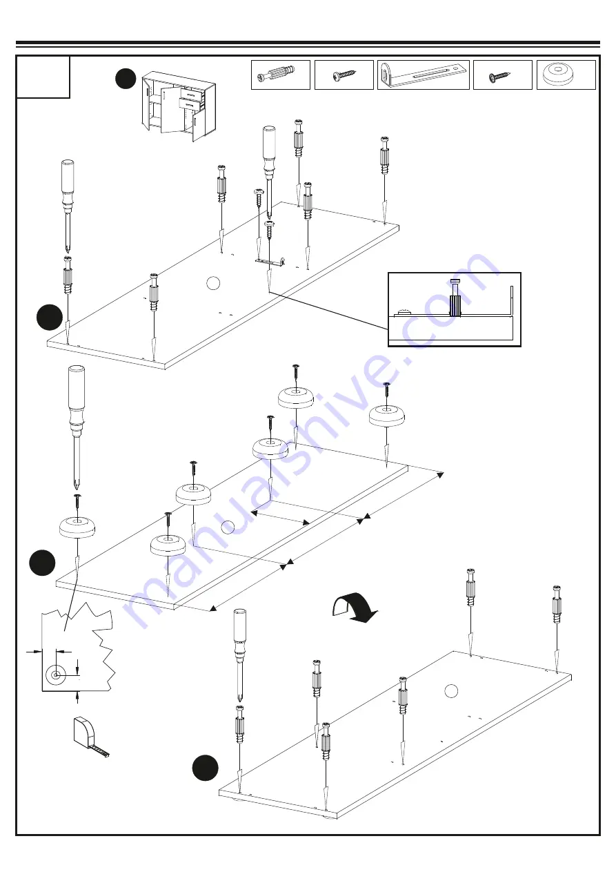 FMD Möbel 24012447 Assembly Instruction Manual Download Page 9