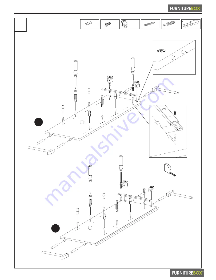 FMD COMBI 2 Assembly Instruction Manual Download Page 6