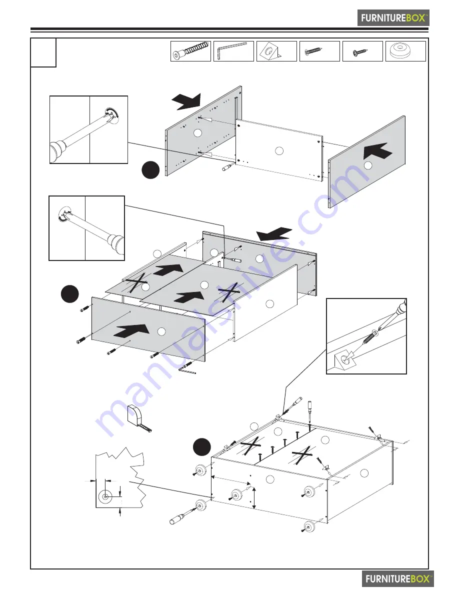 FMD COMBI 2 Assembly Instruction Manual Download Page 8