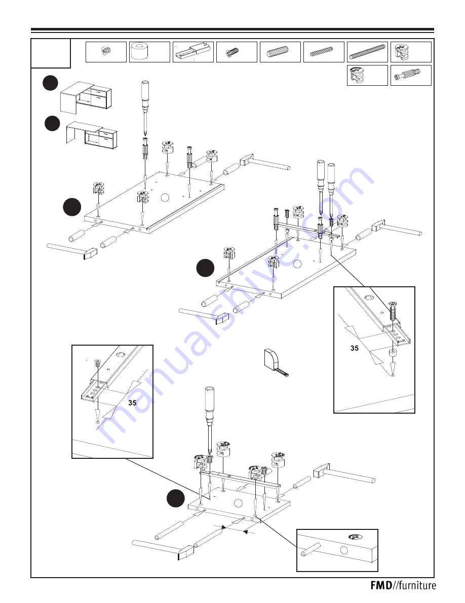 FMD DIEGO Assembly Instruction Manual Download Page 5