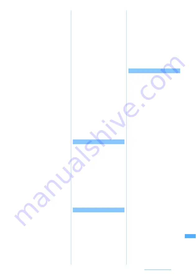 Foma D704i Manual Download Page 443