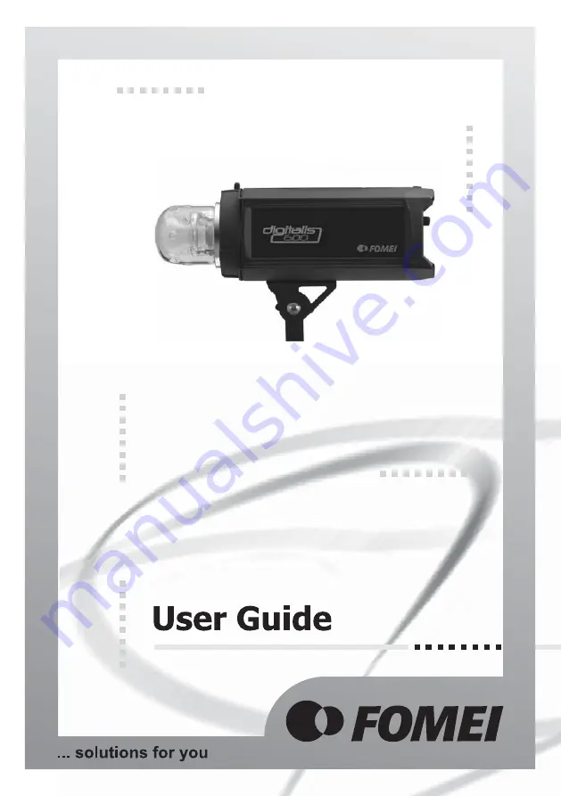 Fomei Digitalis 600 User Manual Download Page 1