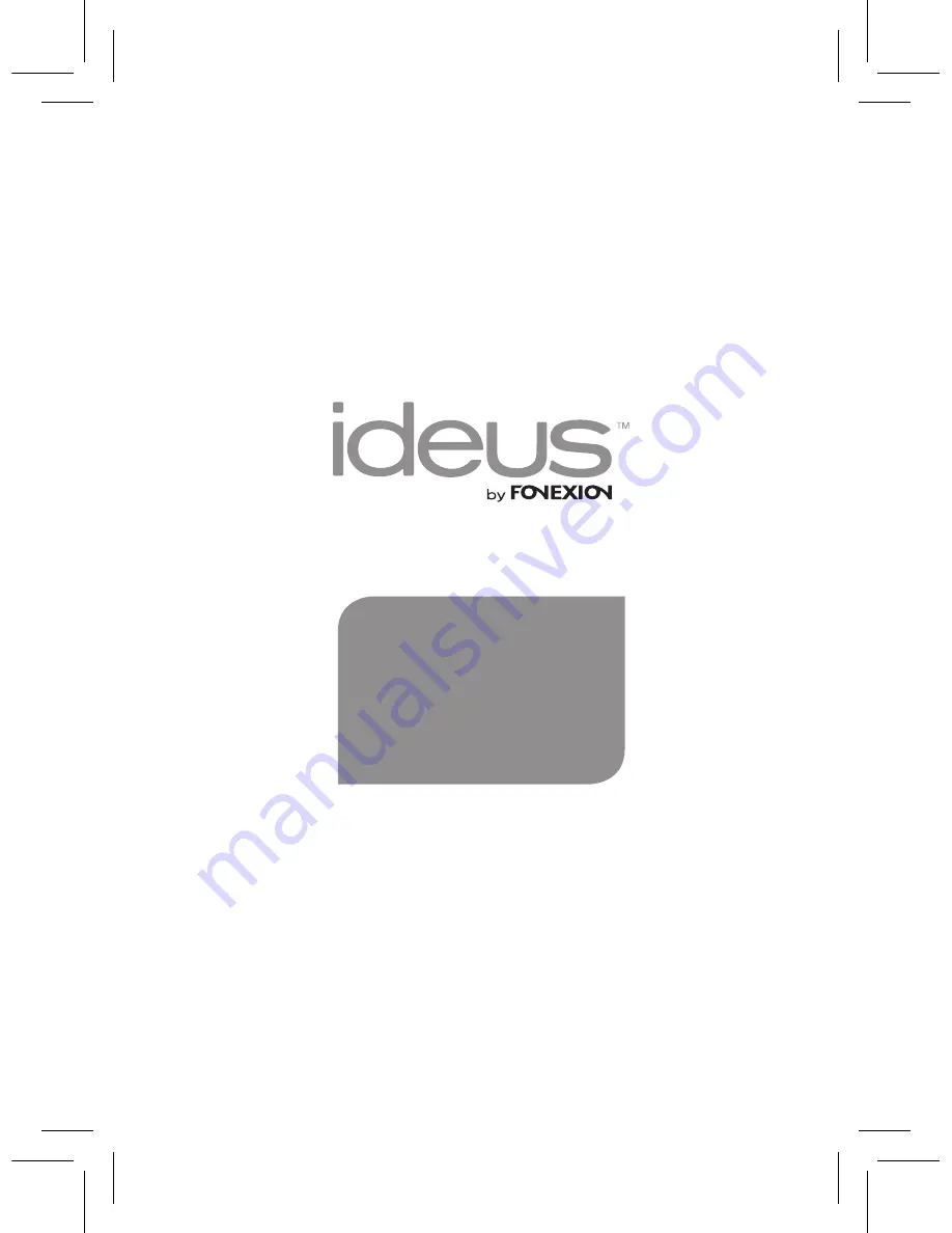 Fonexion ideus ITCAB200 User Manual Download Page 15