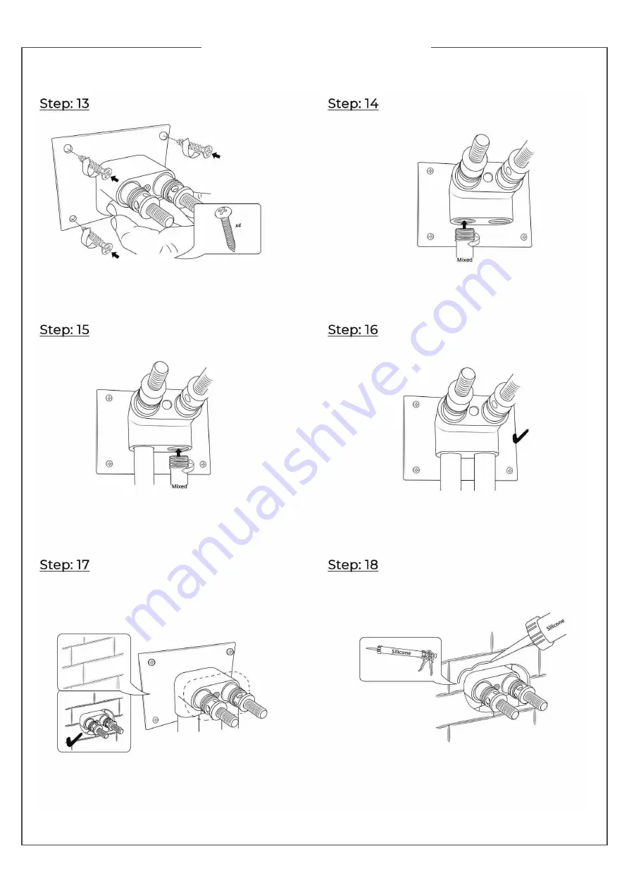 Fontana Showers BRAVAT FS1059 Installation Instructions Manual Download Page 4