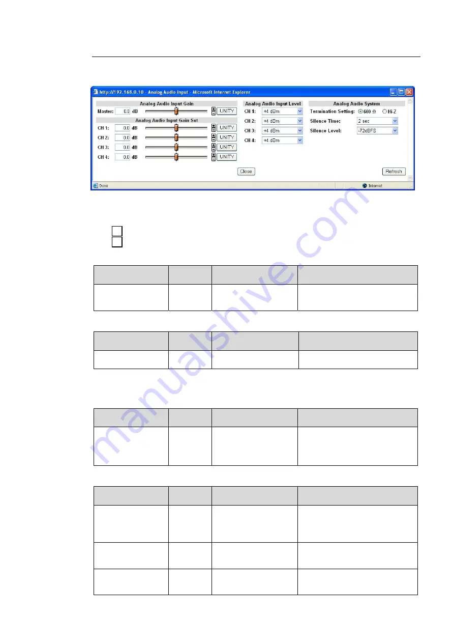 FOR-A FA-10DCCRU Operation Manual Download Page 185