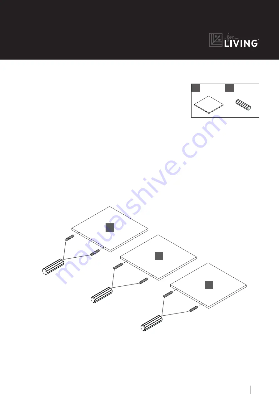 for Living 068-0485-6 Assembly Instructions Manual Download Page 7