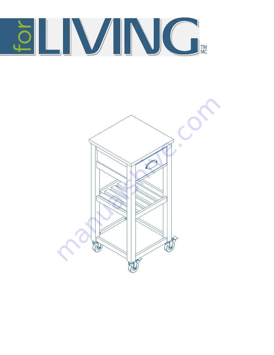 for Living 068-7561-2 Assembly Instructions Manual Download Page 1