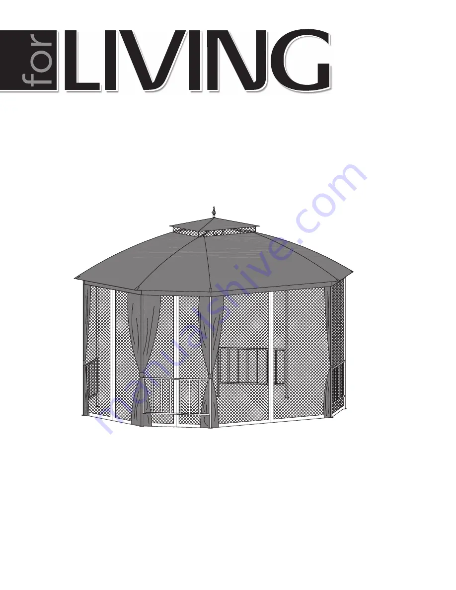 for Living 088-1613-8 Assembly Instructions Manual Download Page 1