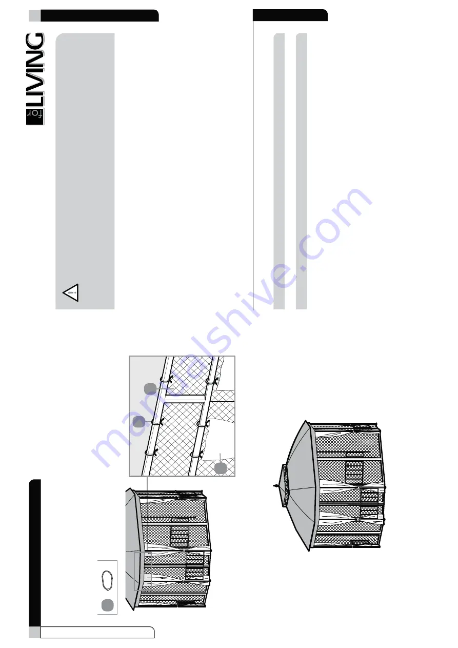 for Living 088-1613-8 Instruction Manual Download Page 20