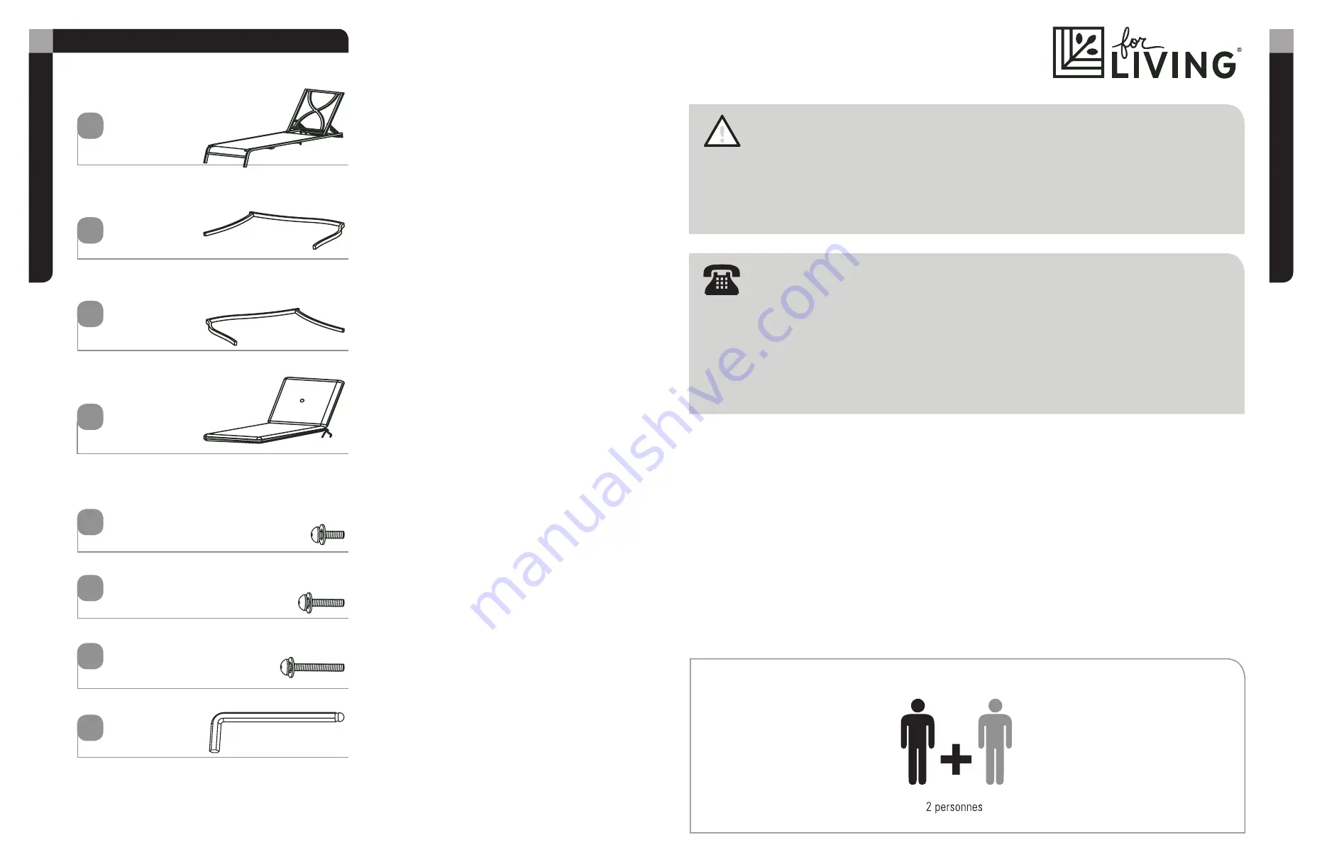 for Living 088-1857-8 Assembly Instructions Manual Download Page 8