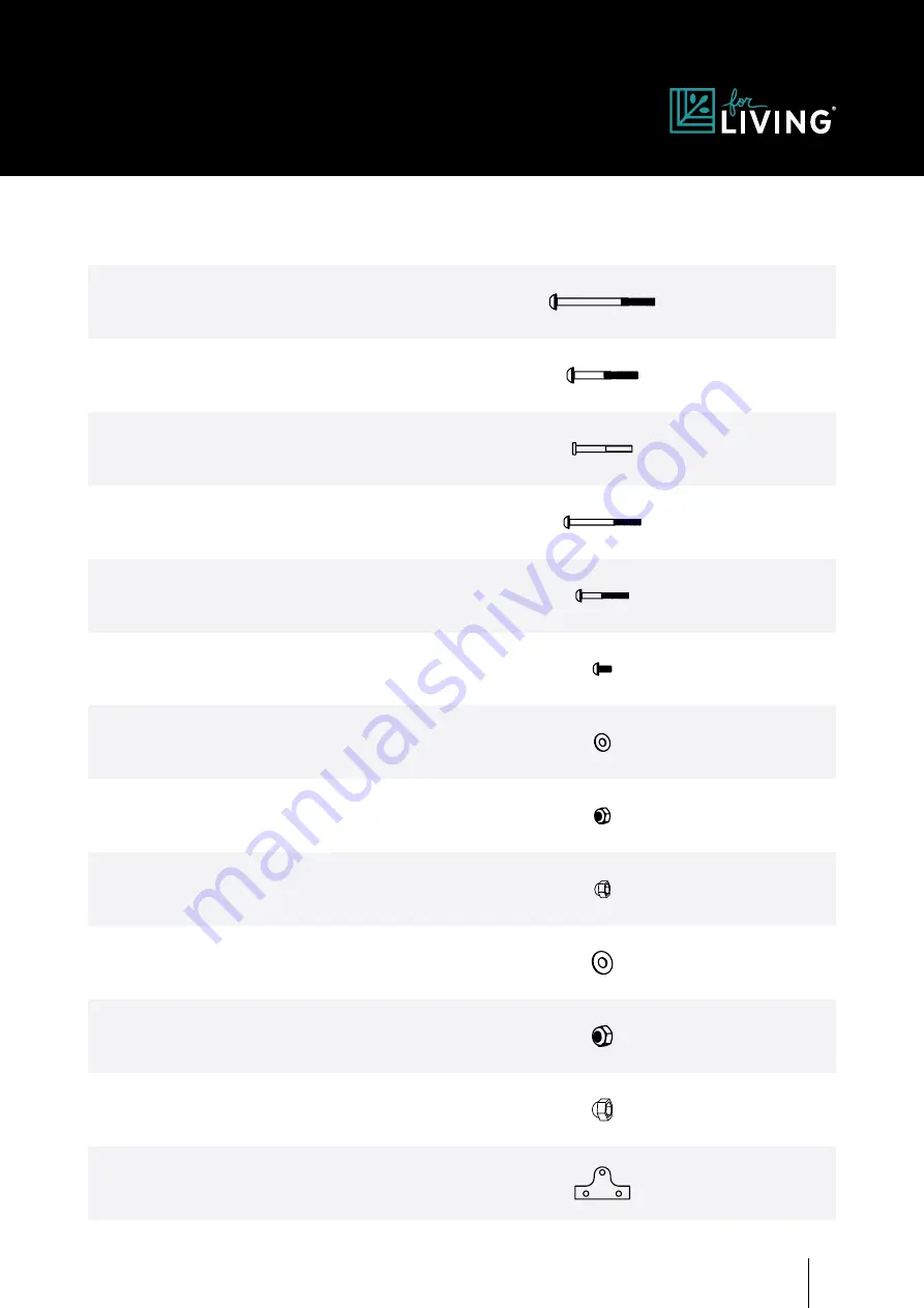 for Living 088-1899-8 Assembly Instructions Manual Download Page 7