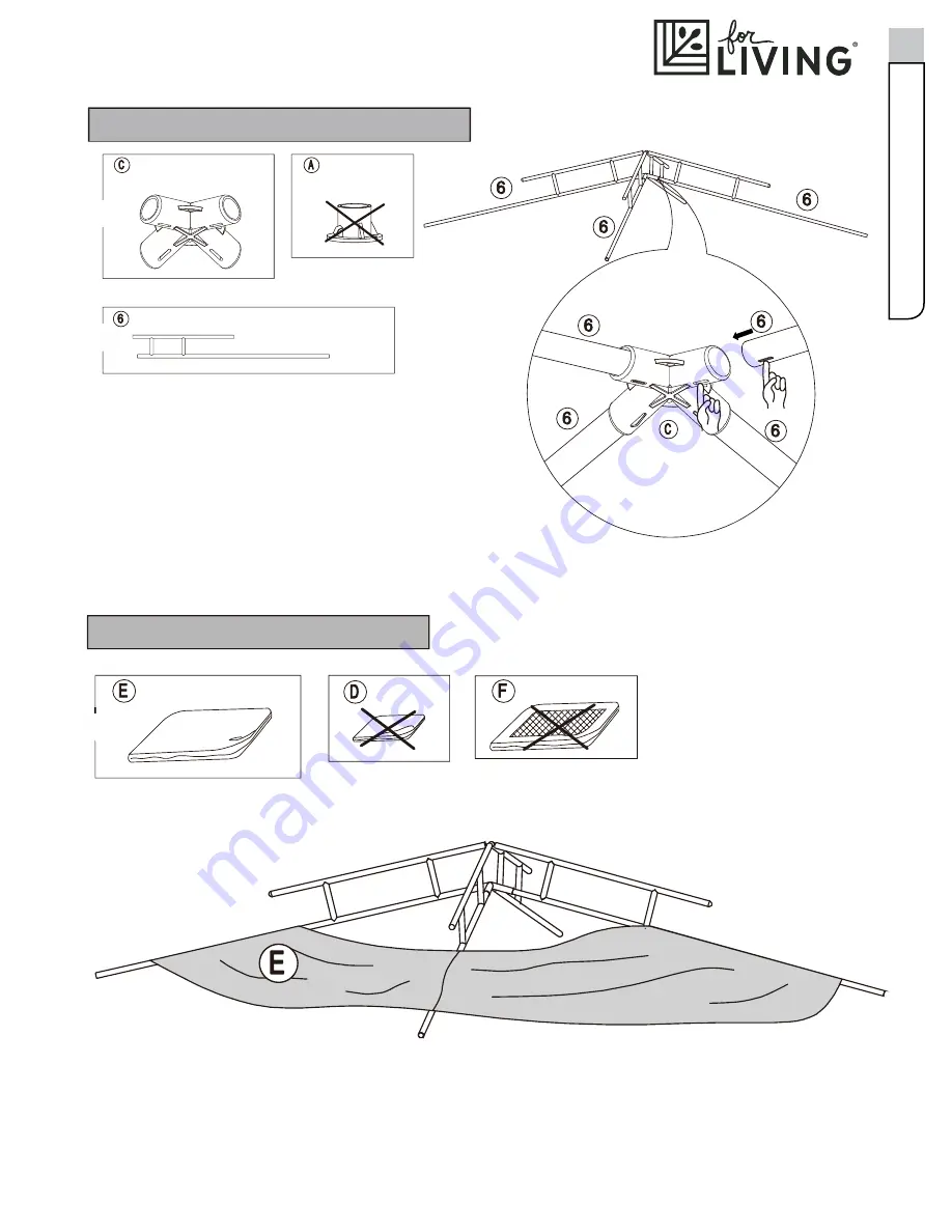 for Living 088-2119-0 Assembly Instructions Manual Download Page 7