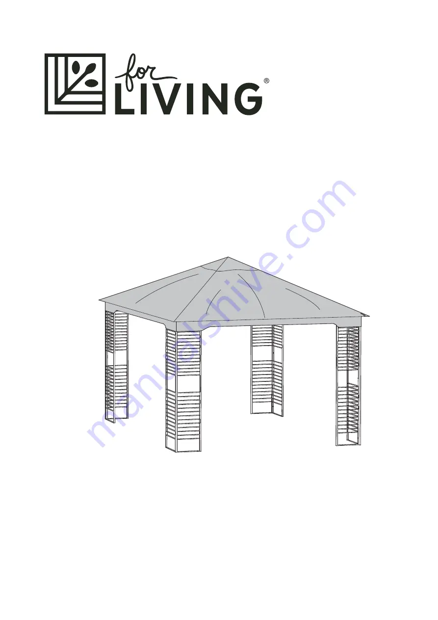 for Living 088-2207-0 Assembly Instructions Manual Download Page 1