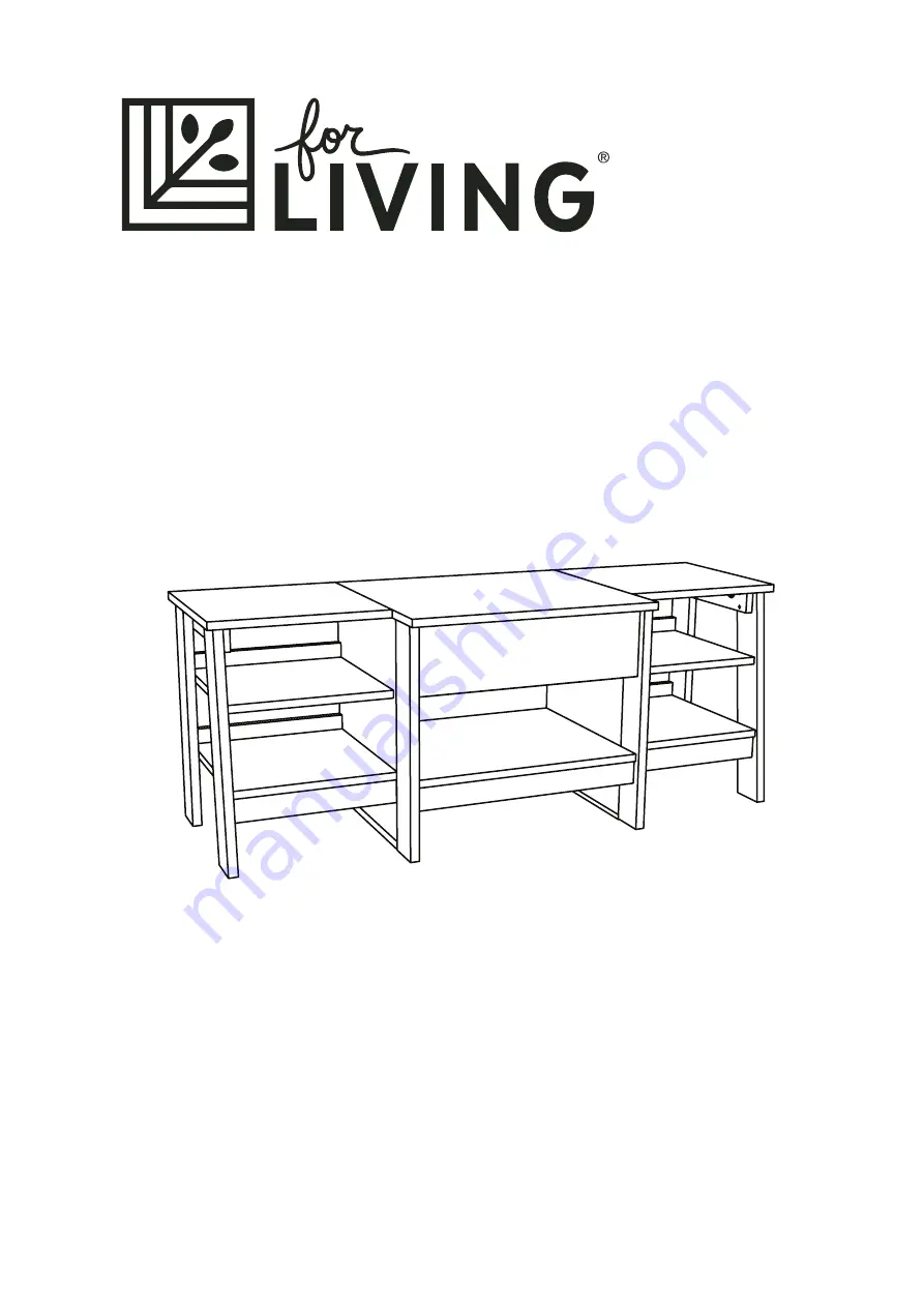 for Living 168-0043-0 Assembly Instructions Manual Download Page 1