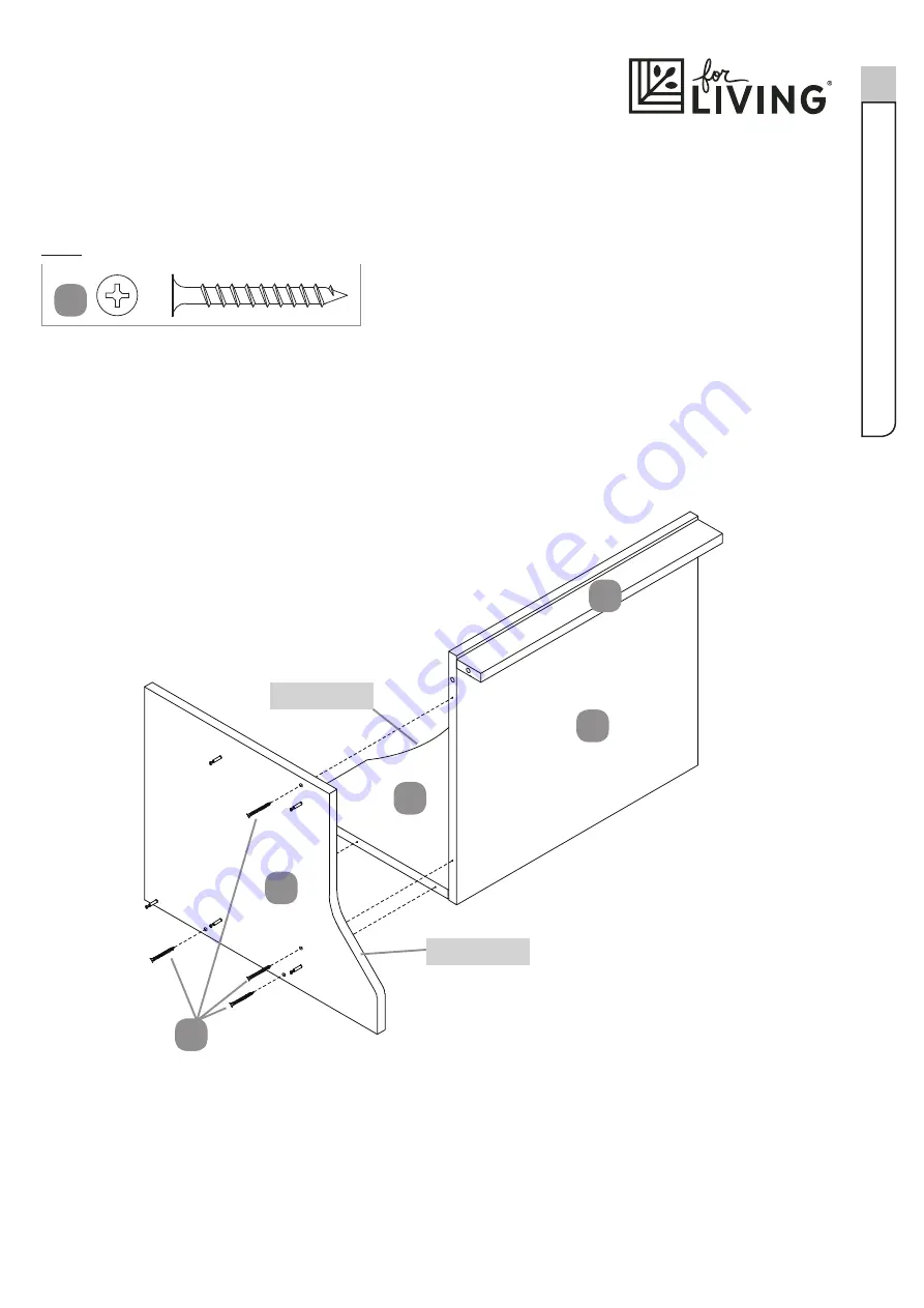 for Living 168-0043-0 Assembly Instructions Manual Download Page 11