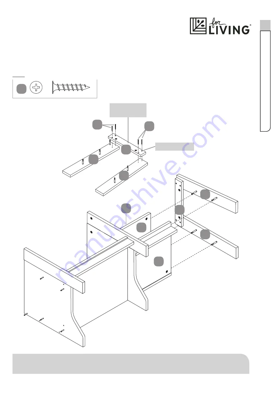 for Living 168-0043-0 Assembly Instructions Manual Download Page 15