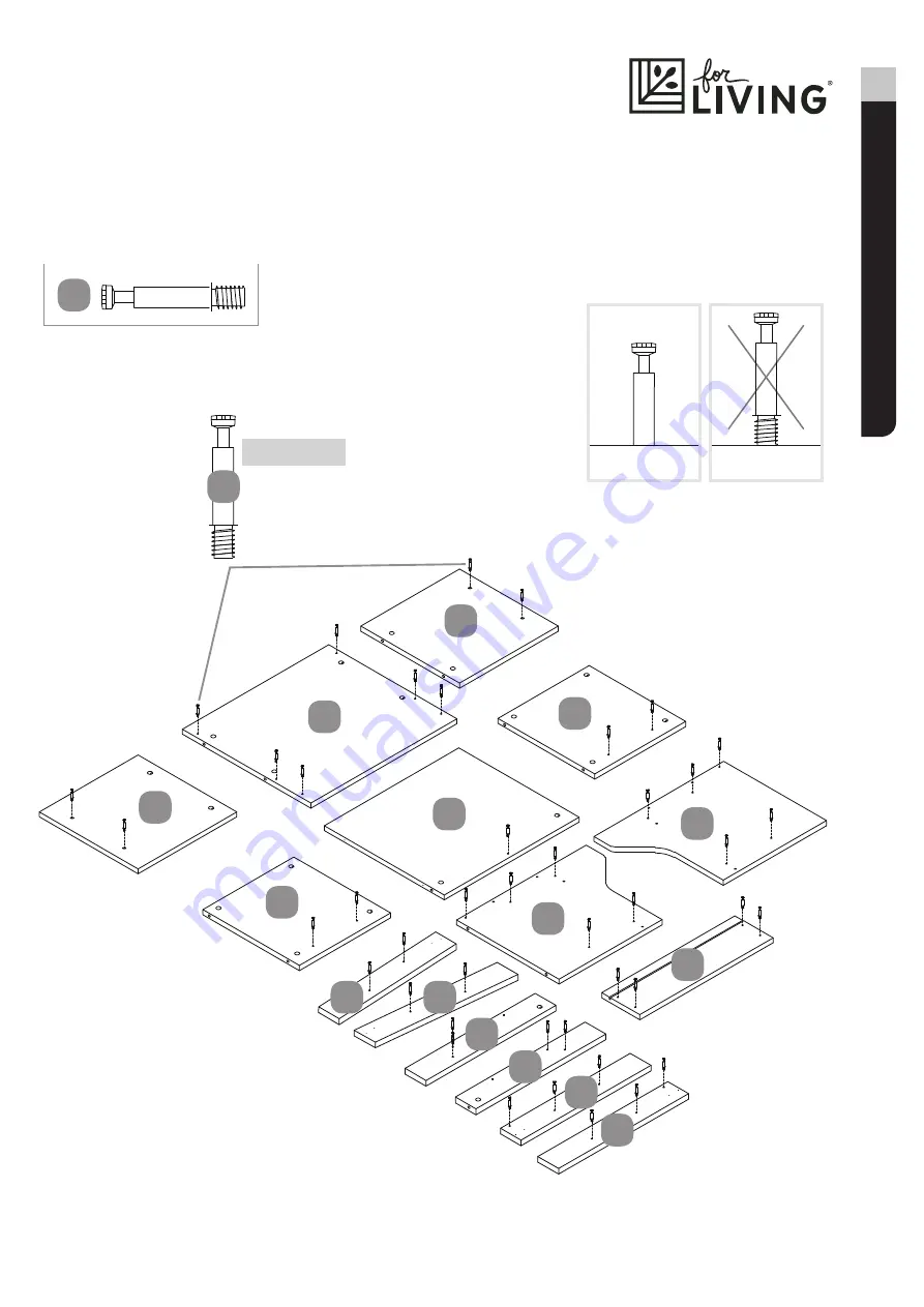 for Living 168-0043-0 Assembly Instructions Manual Download Page 31