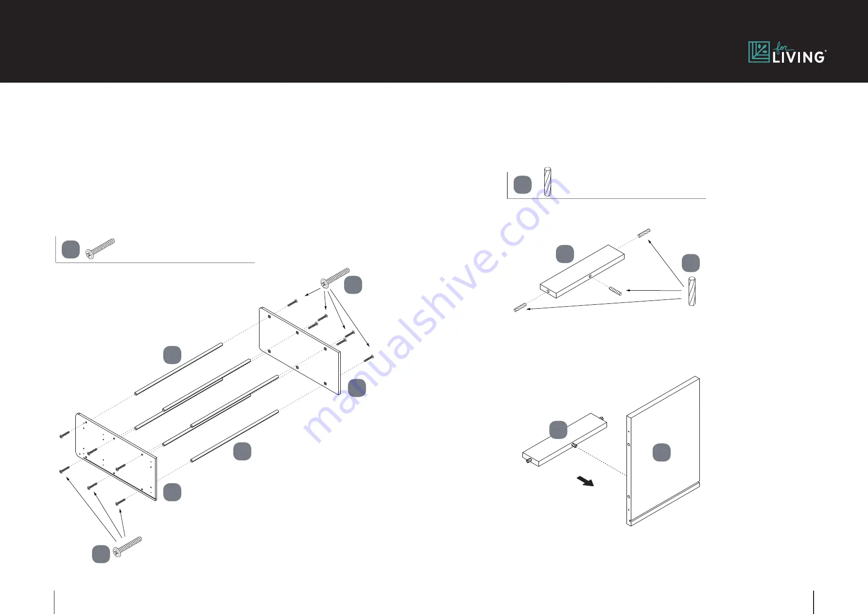 for Living 168-0082-6 Assembly Instructions Manual Download Page 5