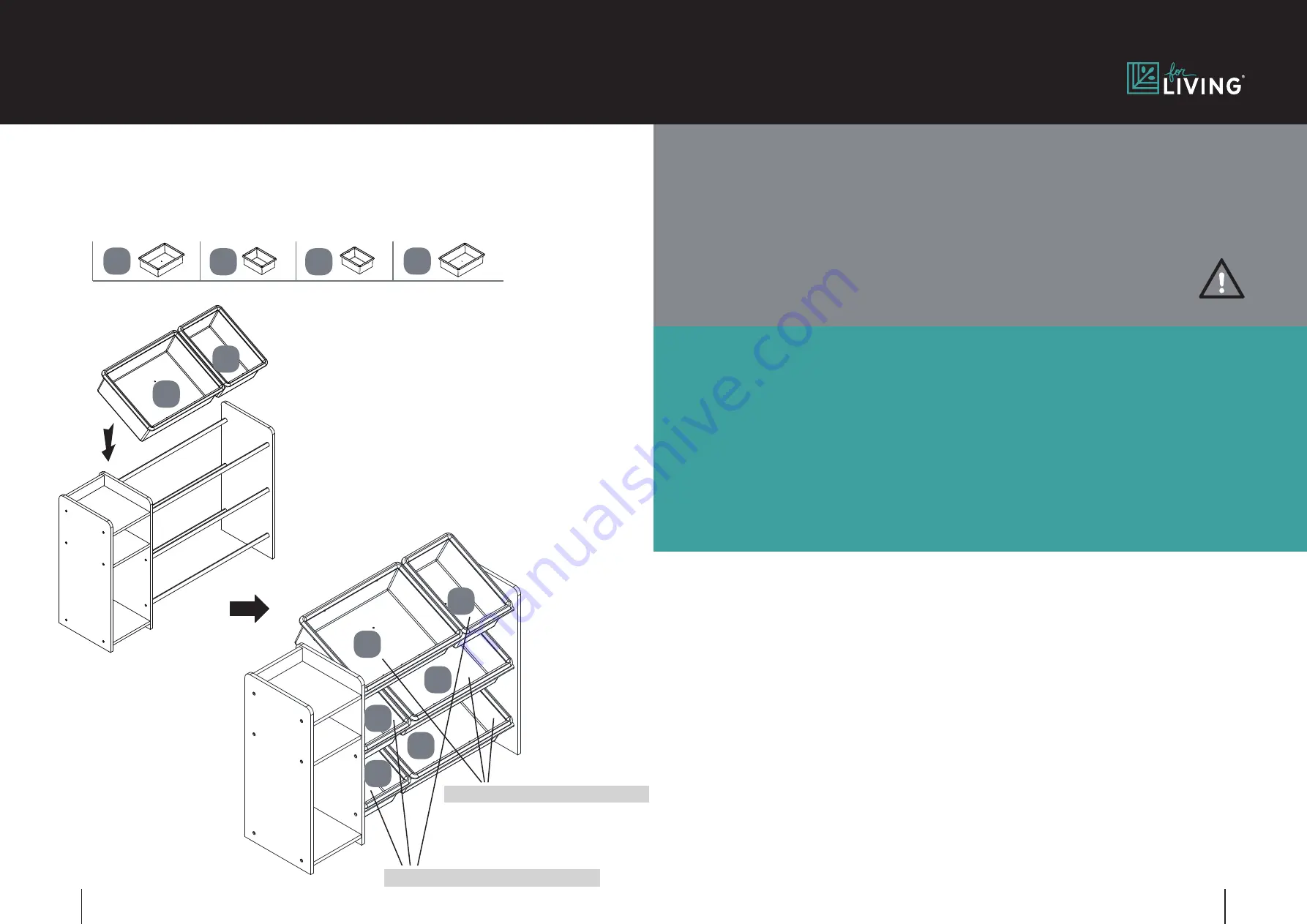 for Living 168-0082-6 Assembly Instructions Manual Download Page 17