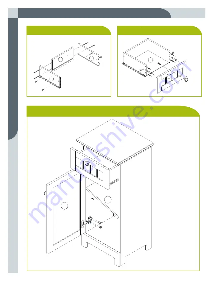 for Living Brookfield Floor Cabinet 063-3454 Скачать руководство пользователя страница 17