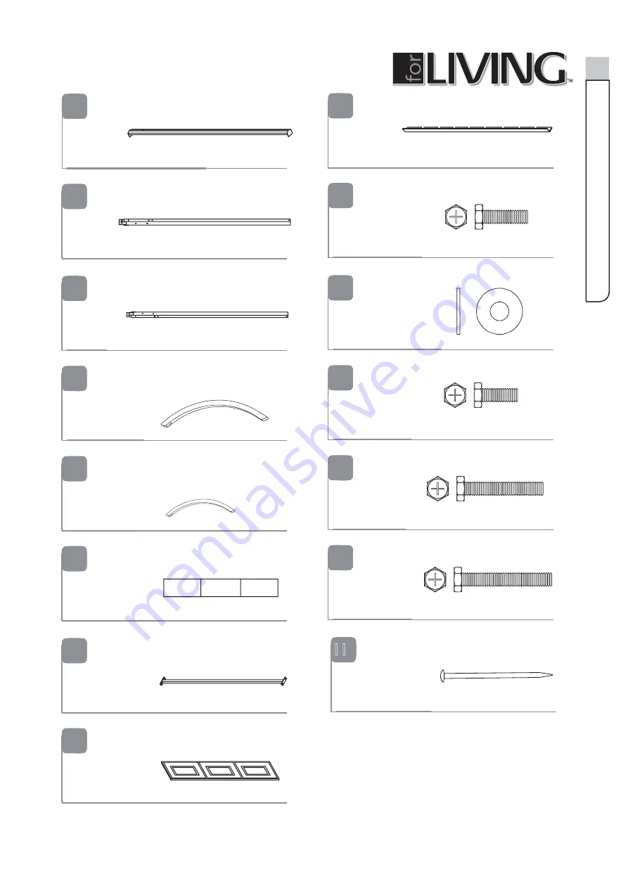 for Living ESSEX 085-1567 Assembly Instructions Manual Download Page 5