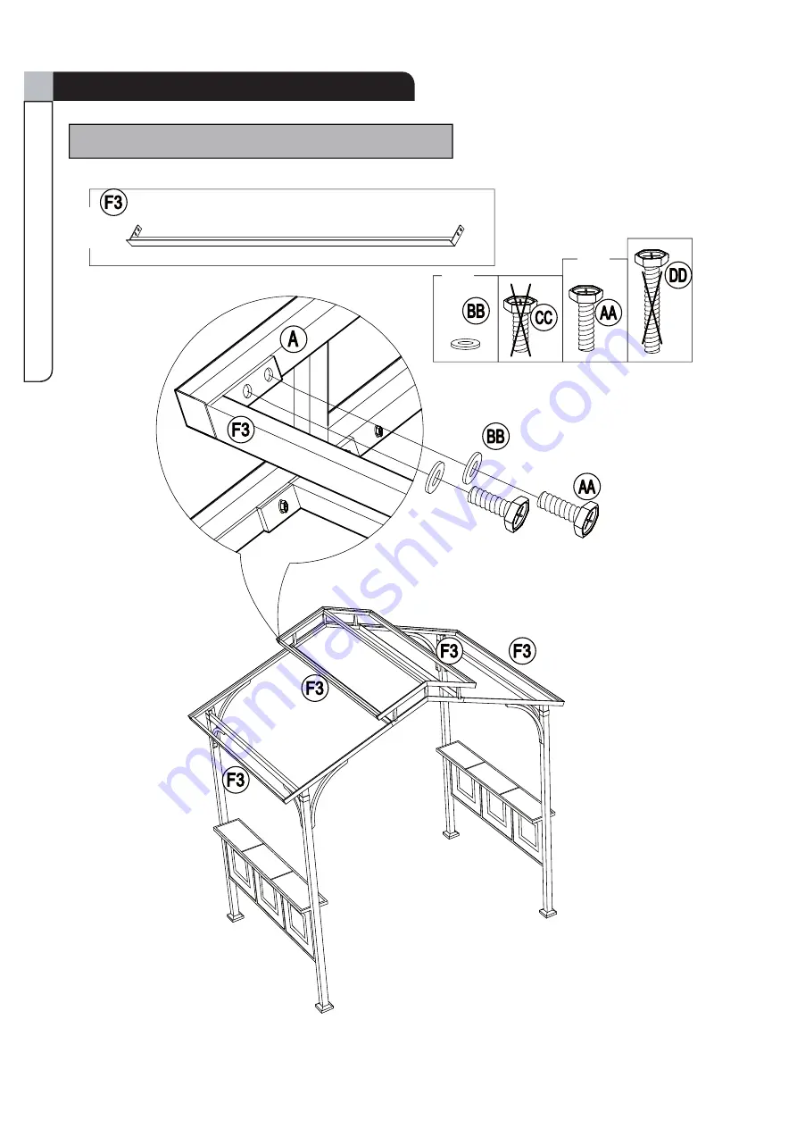 for Living ESSEX 085-1567 Assembly Instructions Manual Download Page 14