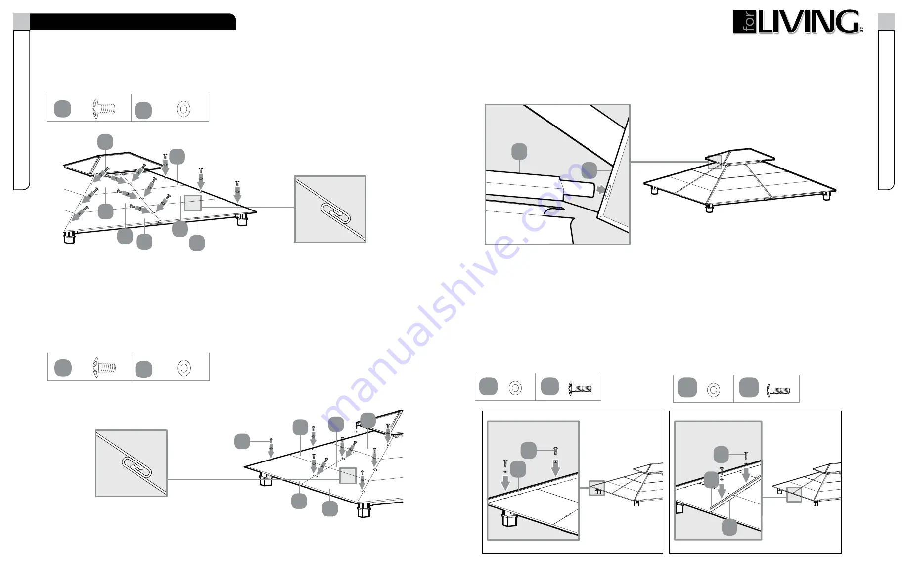 for Living Essex 088-1872-0 Assembly Instructions Manual Download Page 10