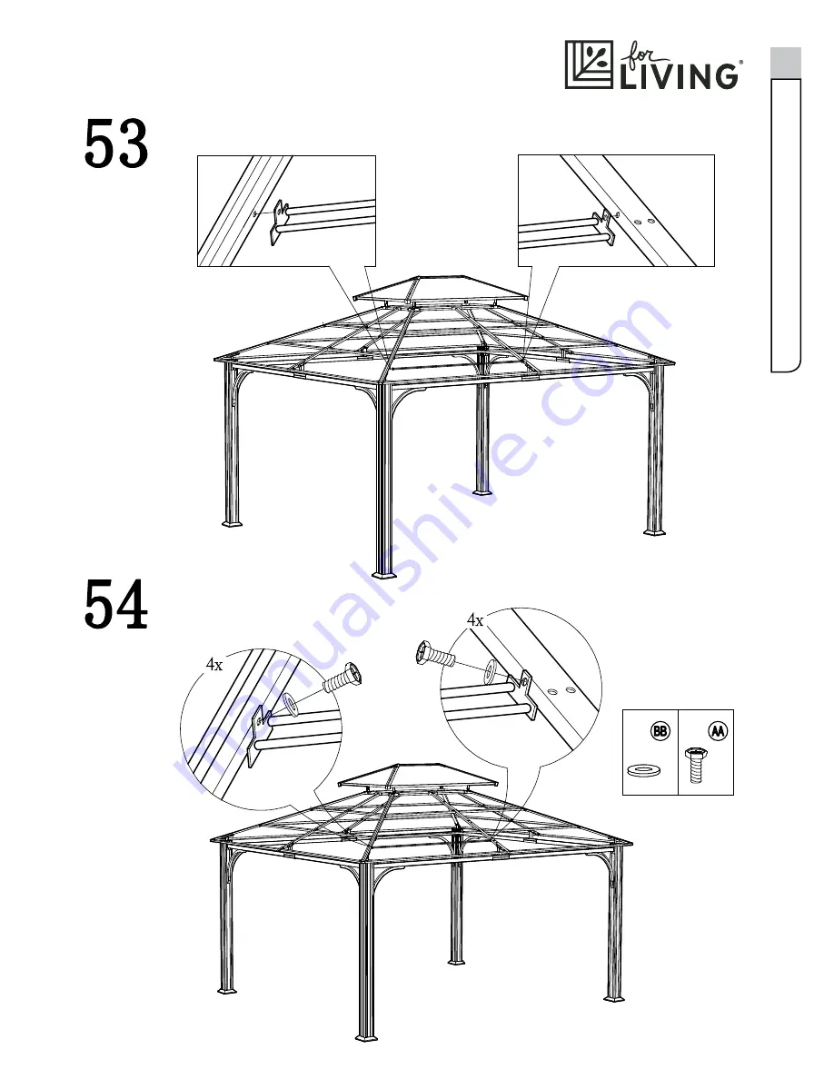 for Living Essex Assembly Instructions Manual Download Page 39