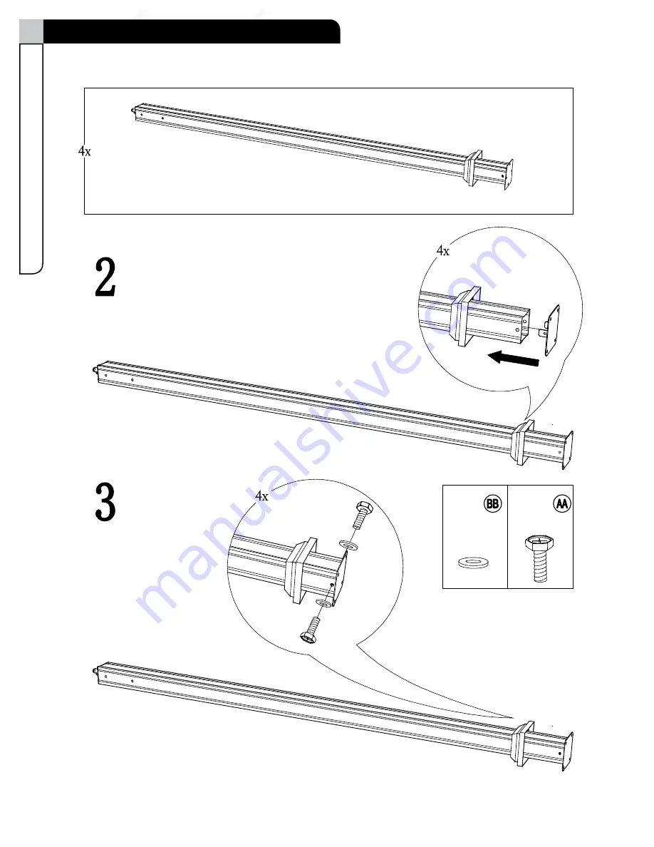 for Living L-GZ1139PST Assembly Instructions Manual Download Page 8