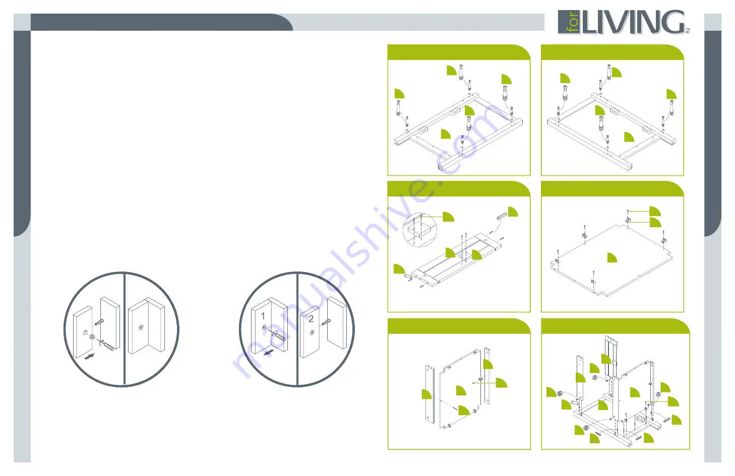 for Living Lakeville 063-3433-2 Assembly Instructions Manual Download Page 9