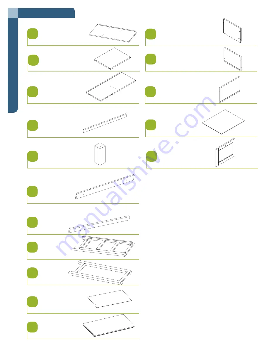 for Living Lakeville Double Wide Cabinet 063-3869-6 Assembly Instructions Manual Download Page 4