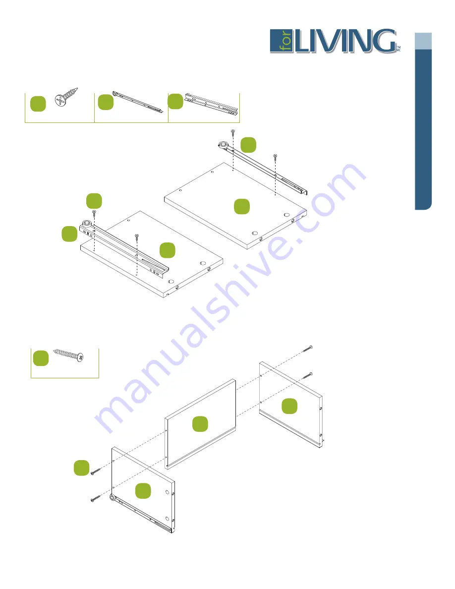 for Living Lakeville Double Wide Cabinet 063-3869-6 Скачать руководство пользователя страница 34