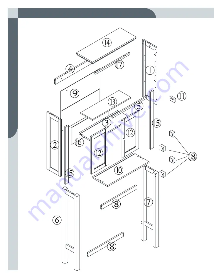 for Living Lakeville H13-1076 Assembly Instructions Manual Download Page 4