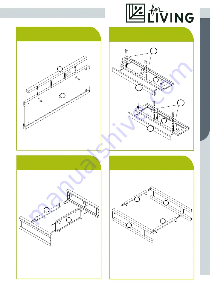 for Living Lakeville H13-1076 Assembly Instructions Manual Download Page 17