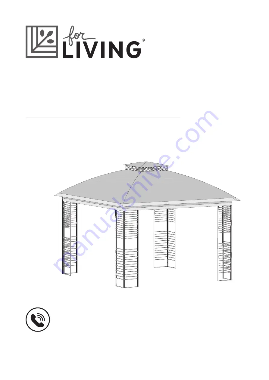 for Living Saltair 088-2280-2 Assembly Instructions Manual Download Page 1