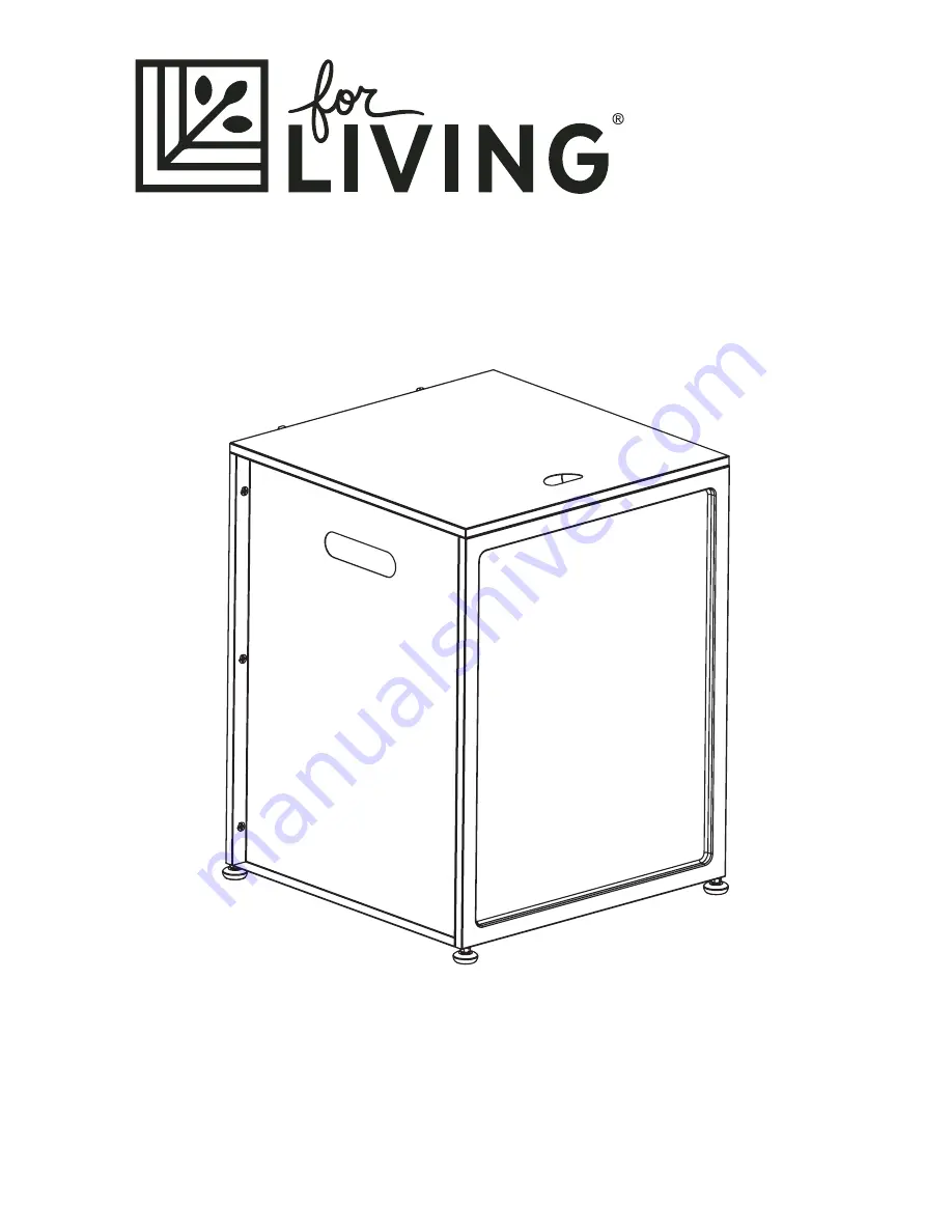 for Living Tank hideaway 085-1503-6 Assembly Instructions Manual Download Page 1